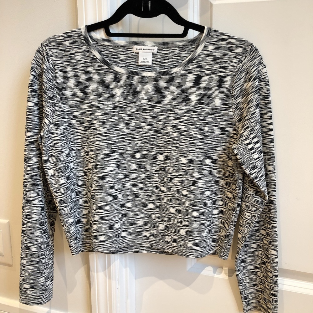 Club Monaco Sunny Skirt Set/Crop Sweater Top